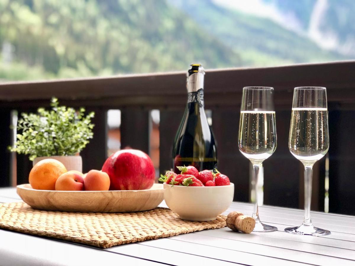 Mont Blanc 43, Vue Mont Blanc , Balcon, Parking Apartment Шамони Екстериор снимка